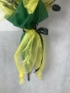 Kép 3/4 - Viruló zöld esernyő - mutatós, elegáns tartós tulipáncsokor kopogtató