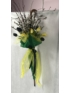 Kép 4/4 - Viruló zöld esernyő - mutatós, elegáns tartós tulipáncsokor kopogtató