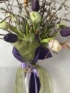 Kép 4/4 - Viruló lila esernyő - mutatós, elegáns tartós tulipáncsokor kopogtató 