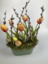 Kép 4/4 - Öribari(k) - sárgásnarancsos tulipános, baris-nyuszis tavaszi tartós asztaldísz 
