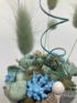 Kép 2/4 - Falatnyi vízparti szösszenet kollekció / Vitorláshajós, tengeri csillagos tartós virágdísz 