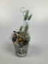 Kép 1/4 - Falatnyi vízparti szösszenet kollekció / Fehér vasmacskás sirályos tartós virágdísz 