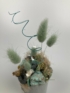 Kép 4/4 - Falatnyi vízparti szösszenet kollekció / Fehér vasmacskás sirályos tartós virágdísz 