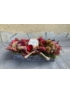 Kép 1/4 - Hello Ősz fatáblácskás tartós asztaldísz növényi részekkel gazdagon díszítve