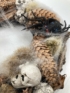 Kép 4/4 - Halálfejes, törött lábú pókos, pókhálós, síkalapos terméskopogtató 