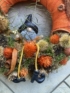 Kép 2/4 - Őszies színvilágú, narancssárga jutaszalagos, erdei manós, mohás terméskopogtató