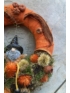 Kép 3/4 - Őszies színvilágú, narancssárga jutaszalagos, erdei manós, mohás terméskopogtató