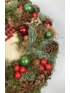 Kép 4/4 - Kockás madaras, klasszikus karácsonyi színvilágú terméskopogtató